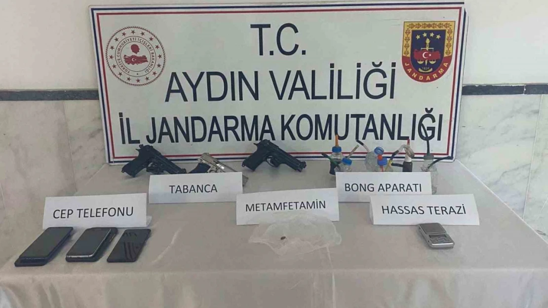 Kuyucak'taki eve uyuşturucu baskını