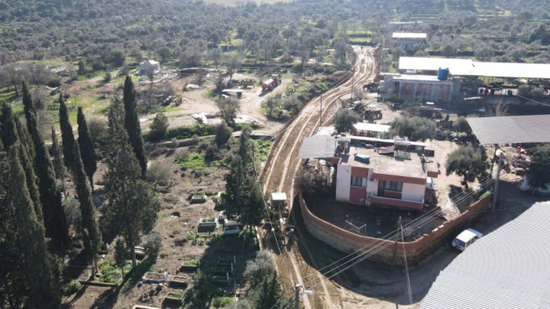 Mescitli'de yollar daha güvenli hale getiriliyor