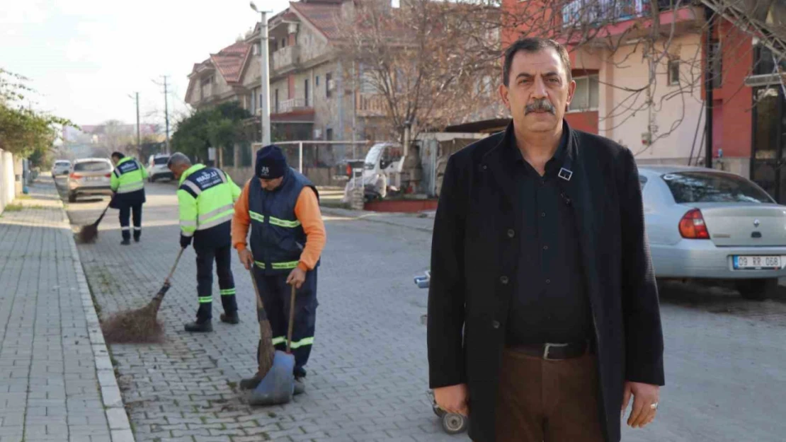 Nazilli Belediyesi ekipleri Dallıca'da temizlik çalışması gerçekleştirdi