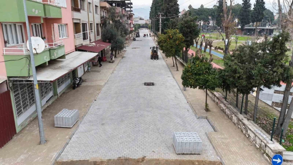 Nazilli Belediyesi'nden, 268 sokakta yol yenileme çalışması