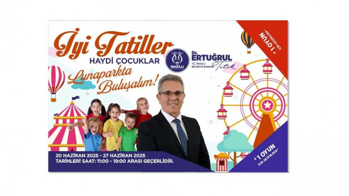 Nazilli Belediyesi'nden çocuklara karne hediyesi