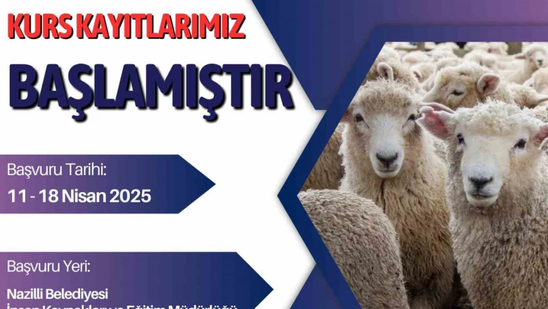 Nazilli Belediyesi'nden Kurban Kesim Kursu