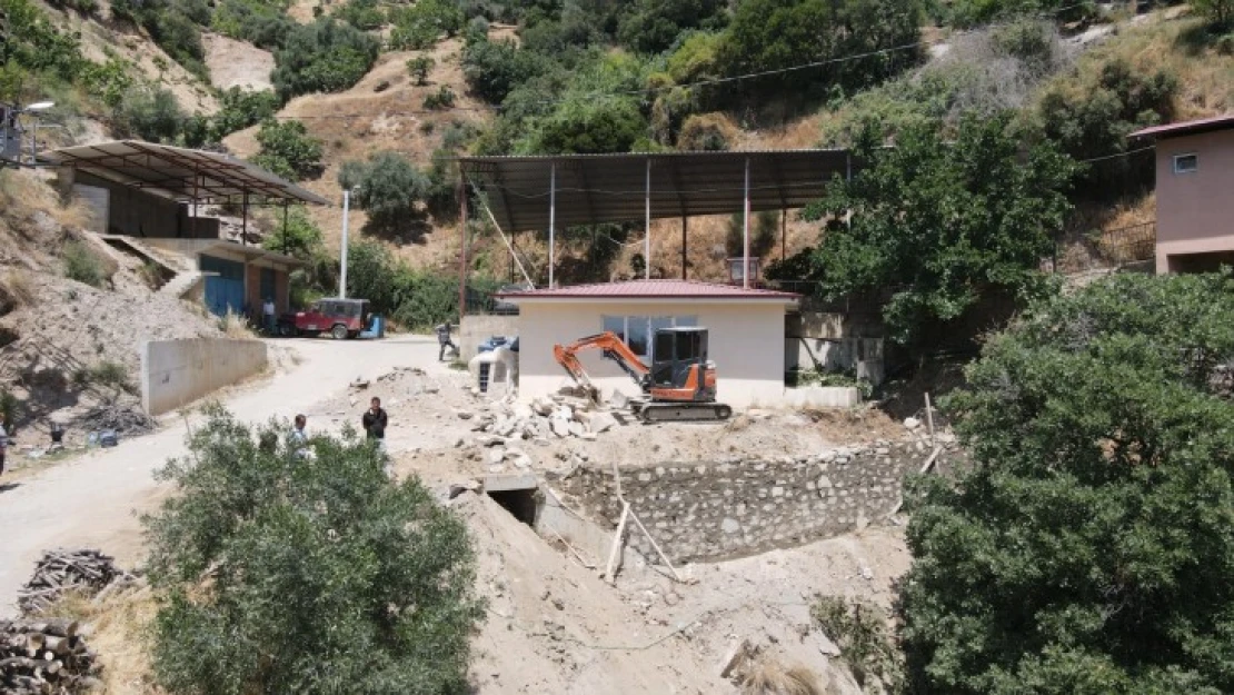 Nazilli Belediyesi'nden Şimşelli'ye yatırım