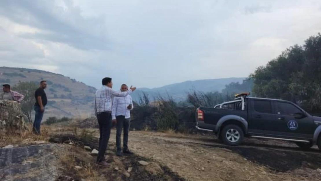 Nazilli Belediyesi'nden Yangın bölgesine anında destek