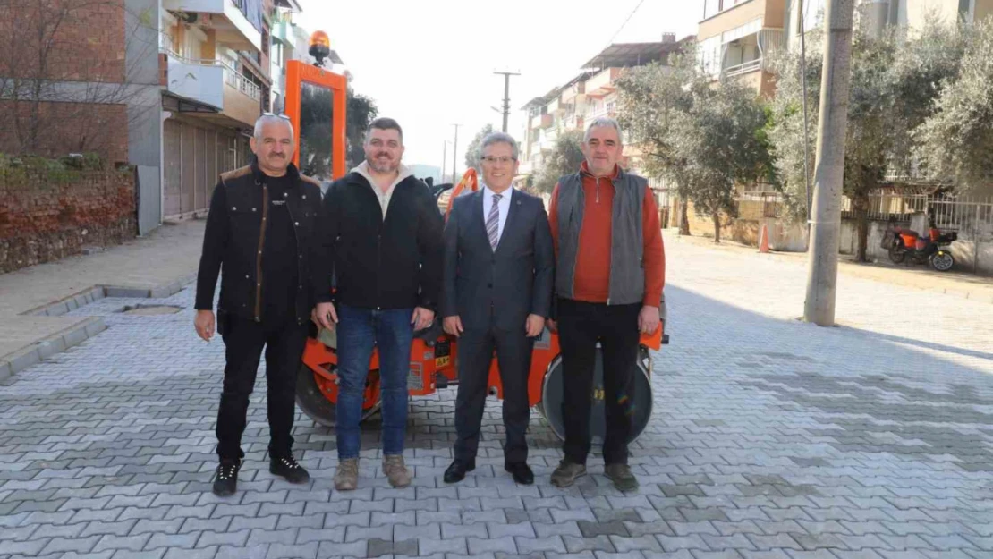 Nazilli Belediyesi'ne yeni bir silindir makinesi kazandırıldı