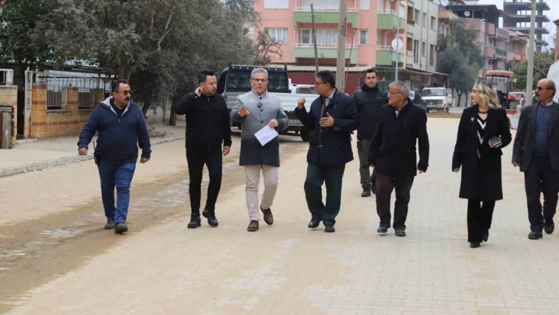 Nazilli Belediyesi Şirinevler Mahallesi'ndeki çalışmalarını sürdürüyor