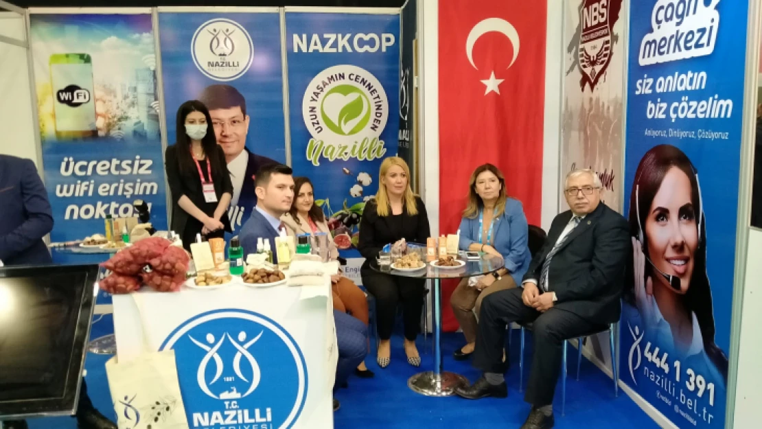 Nazilli Belediyesi standına Antalya'da yoğun ilgi