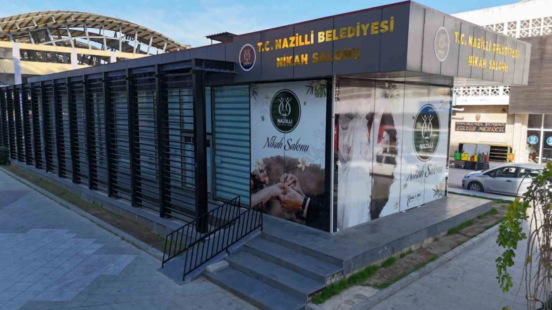 Nazilli Belediyesi yeni Nikah Salonu hizmete açıldı