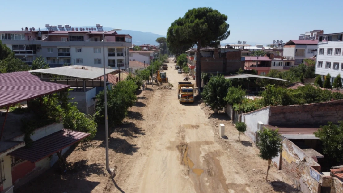 Nazilli Belediyesinden Yeşil Mahallede hummalı çalışma