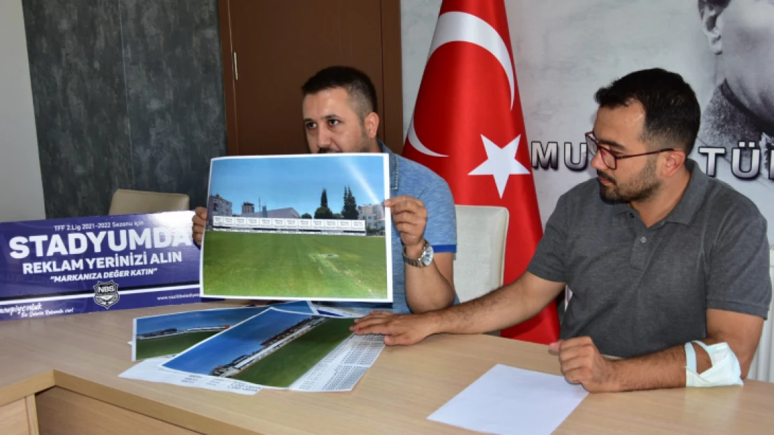 Nazilli Belediyespor'da reklam harekatı