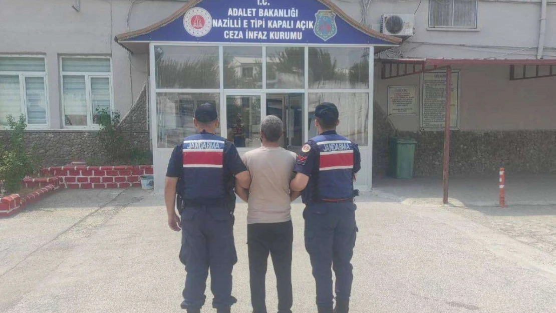Nazilli'de 7 yıl hapis cezası ile aranan şahıs yakalandı