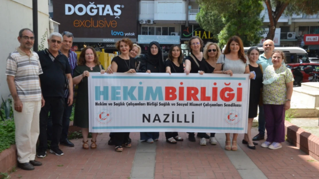 Nazilli'de aile hekimleri iş bıraktı