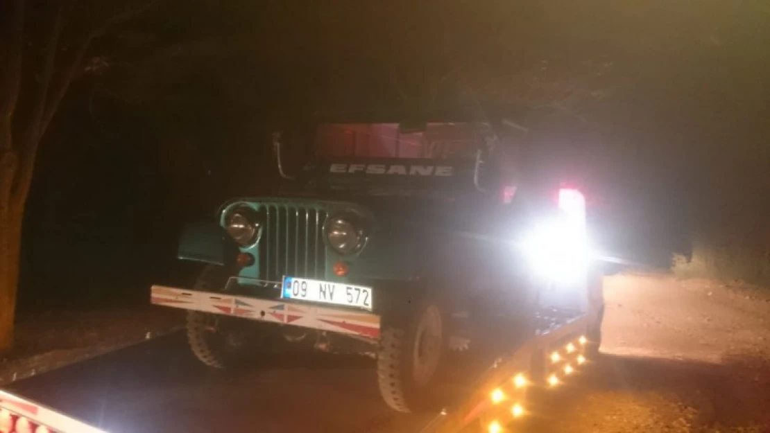 Nazilli'de çalınan jeep Denizli'de bulundu