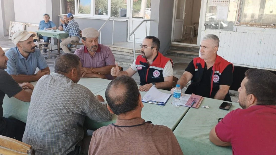 Nazilli'de çiftçilere hayvan hastalıkları ve süt hijyeni eğitimi