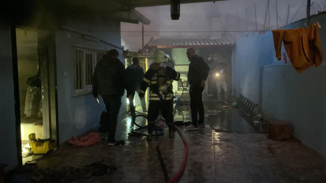 Nazilli'de ev yangını !