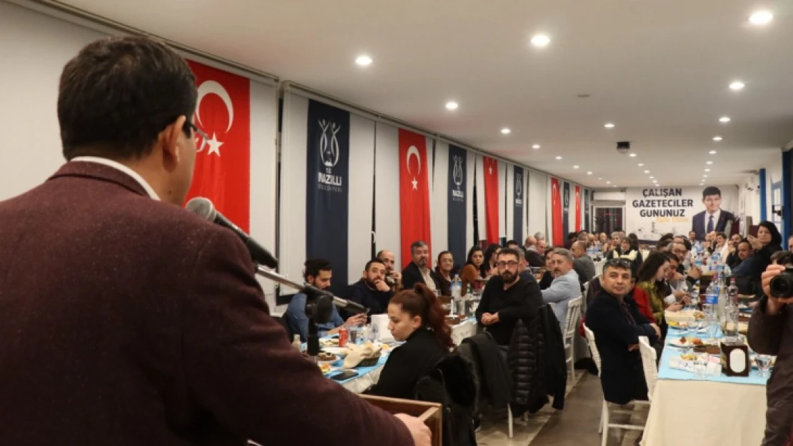 Nazilli'de gazetecilerin onuruna yemek verildi