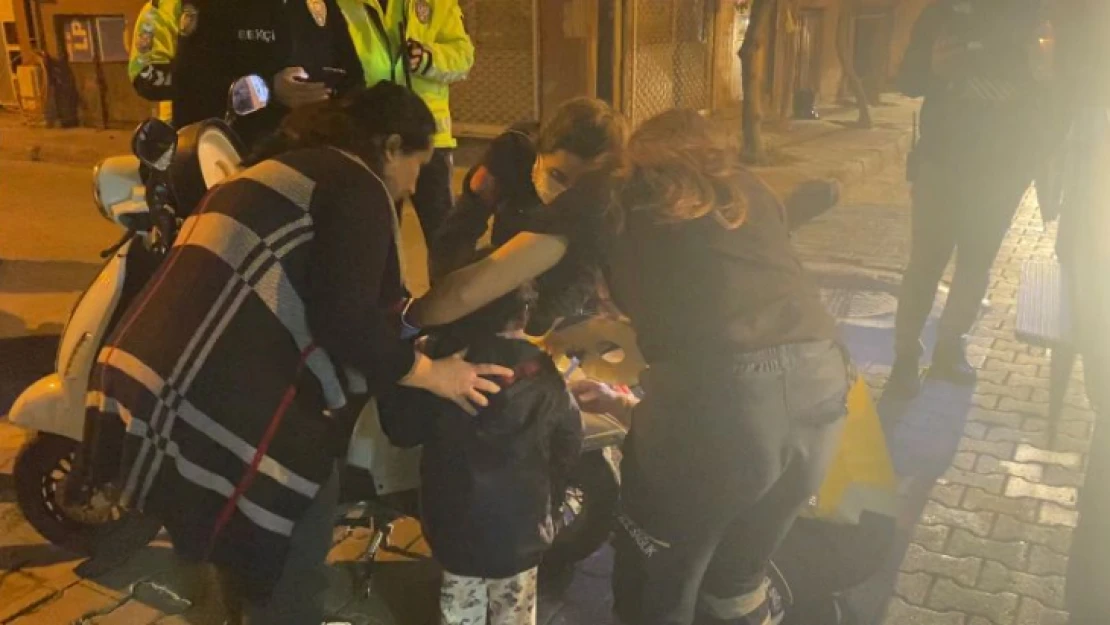 Nazilli'de iki motosiklet çarpıştı