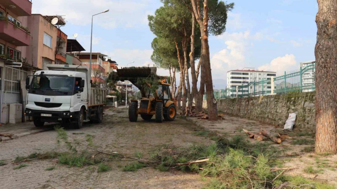 Nazilli'de kış hazırlıkları devam ediyor