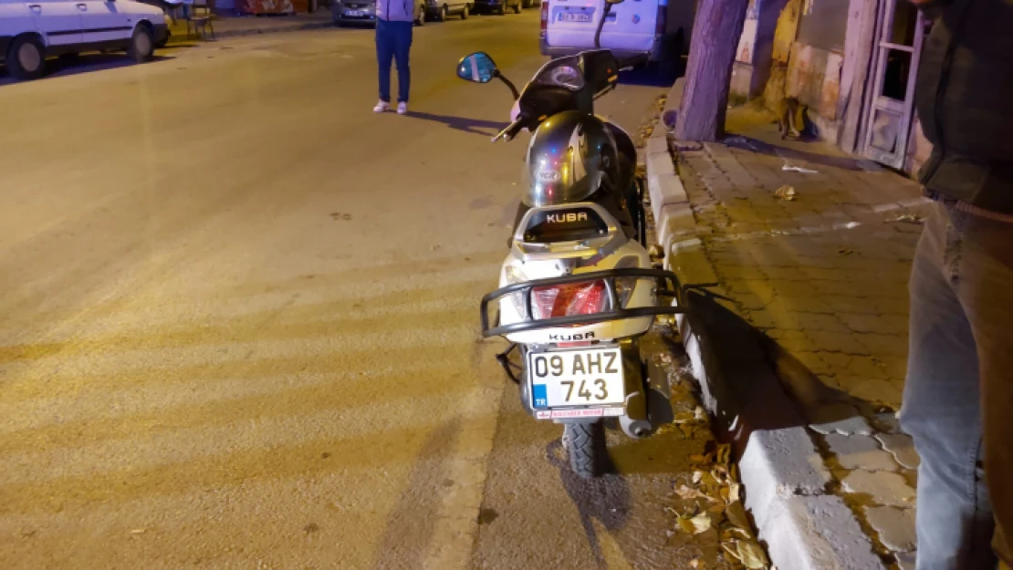 Nazilli'de motosiklet kazası, 1 yaralı