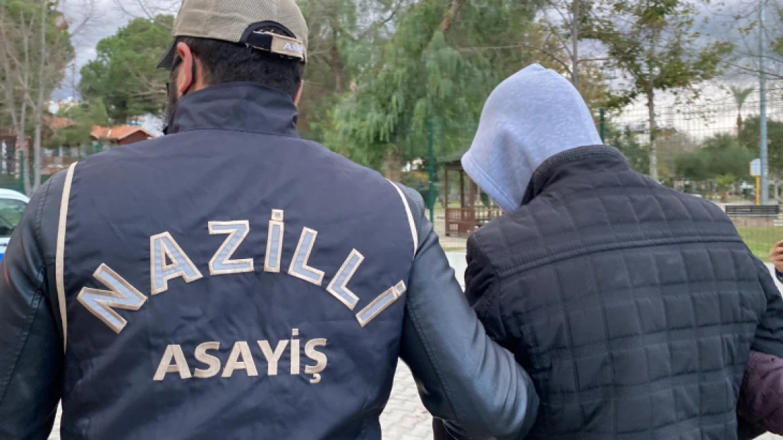 Nazilli'de o şahıs polisten kaçamadı