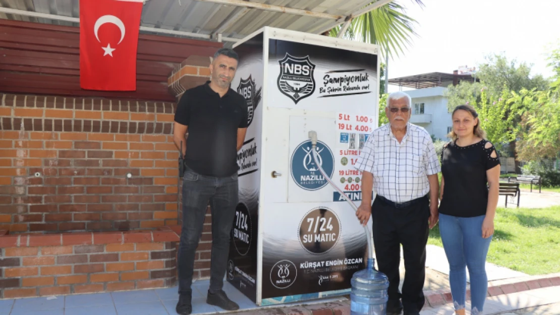 Nazilli'de Pınarbaşı Mahallesi'ne sumatik kuruldu