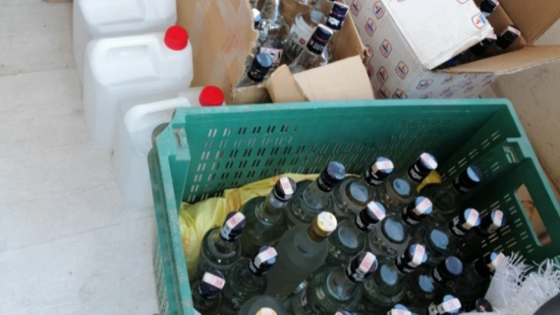 Nazilli'de sahte içki operasyonu