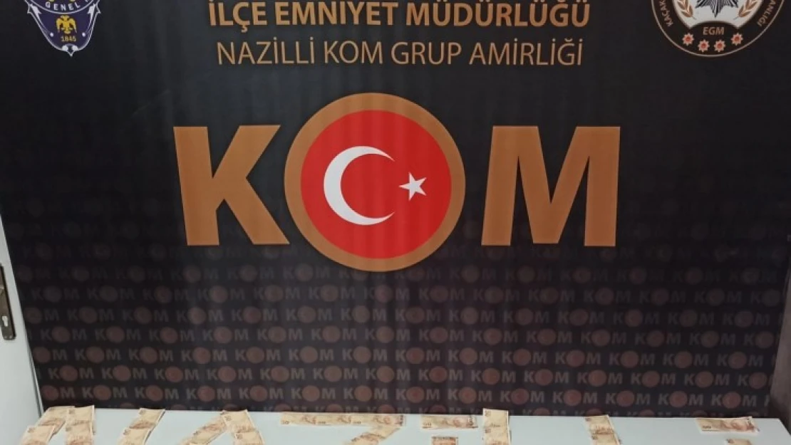 Nazilli'de sahte para operasyonu