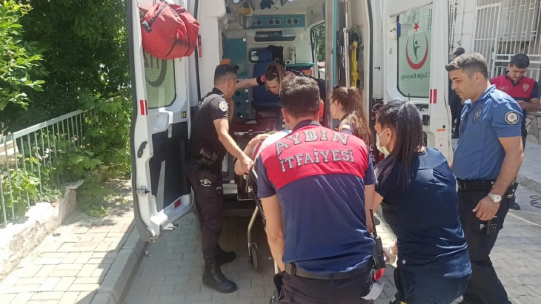 Nazilli'de yaşlı kadın korkuttu