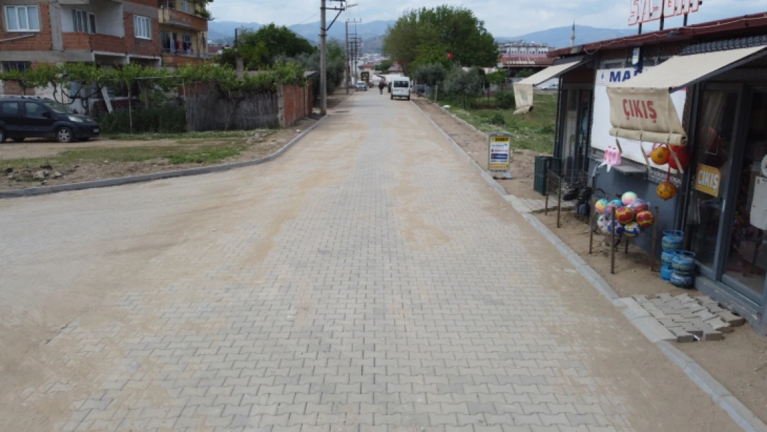 Nazilli'de yol çalışmasının sonuna gelindi