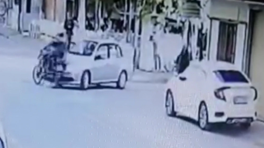 Nazilli'deki kaza kameralara yansıdı