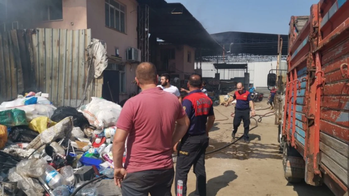 Nazilli'deki yangın panik yarattı