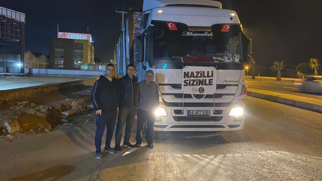 Nazilli'den Maraş'a yaşam konteyneri