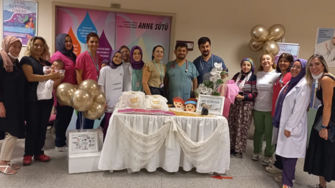 Nazilli Devlet Hastanesi'nde emzirme haftası etkinlikleri gerçekleşti
