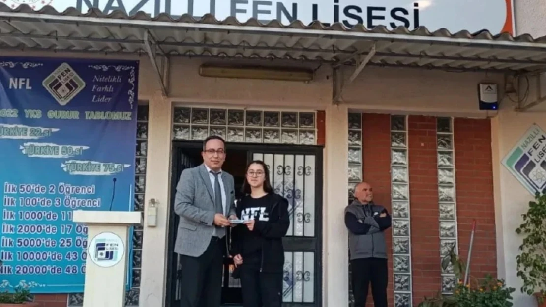 Nazilli Fen Lisesi öğrencisi, dünya ikincisi oldu