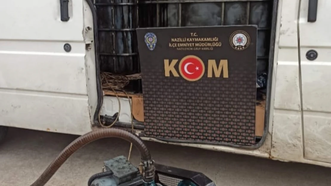Nazilli polisi, kaçak akaryakıta geçit vermedi