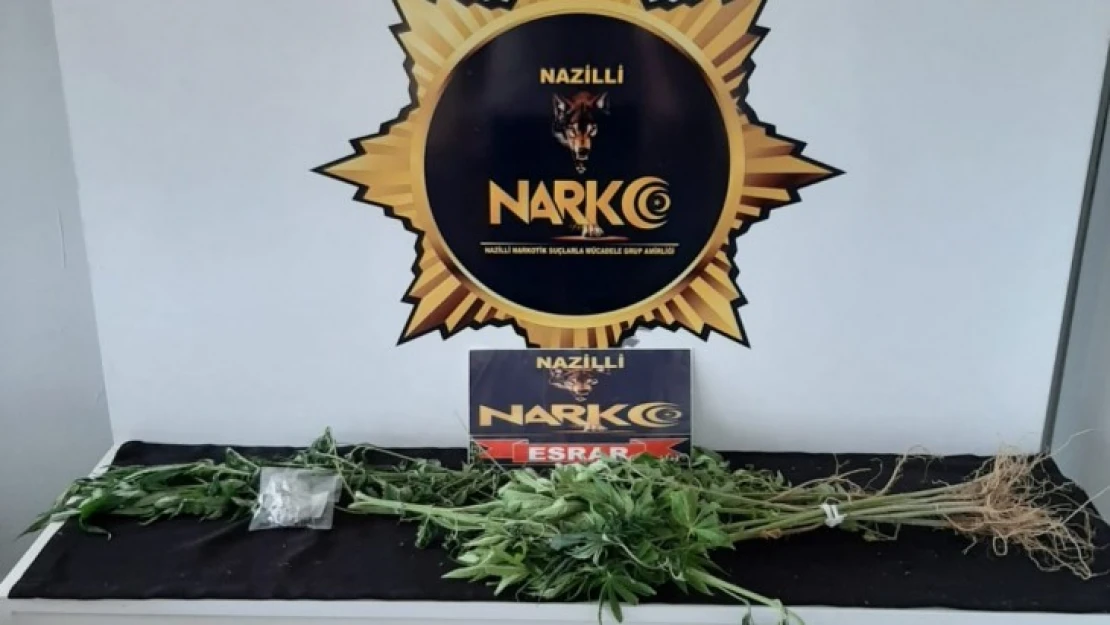 Nazilli polisinden uyuşturucu operasyonu
