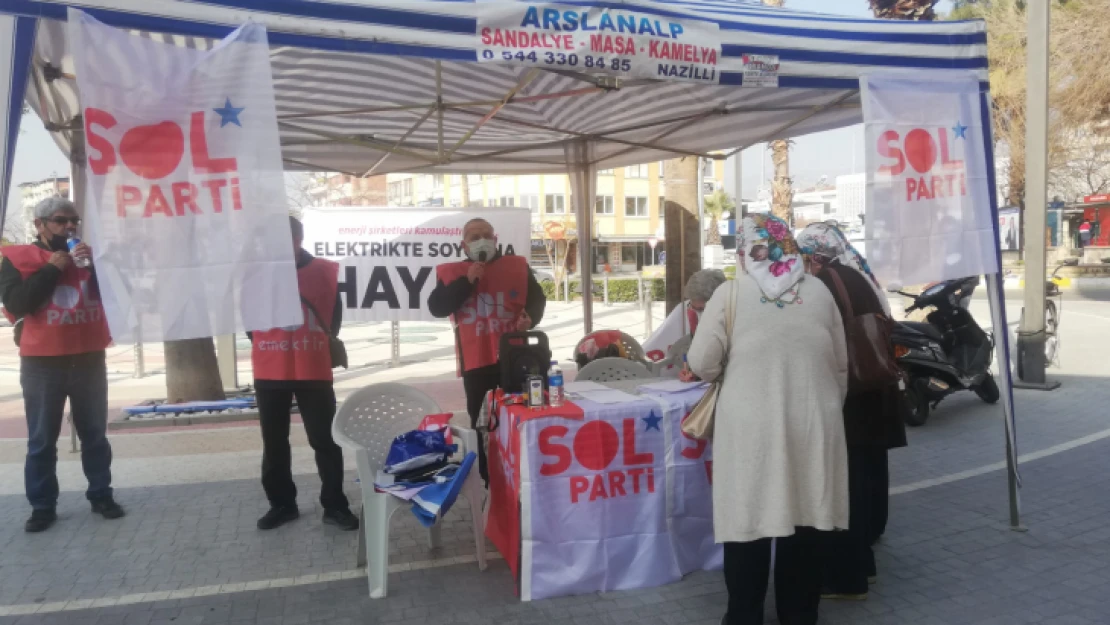 Nazilli Sol Parti'den imza kampanyası