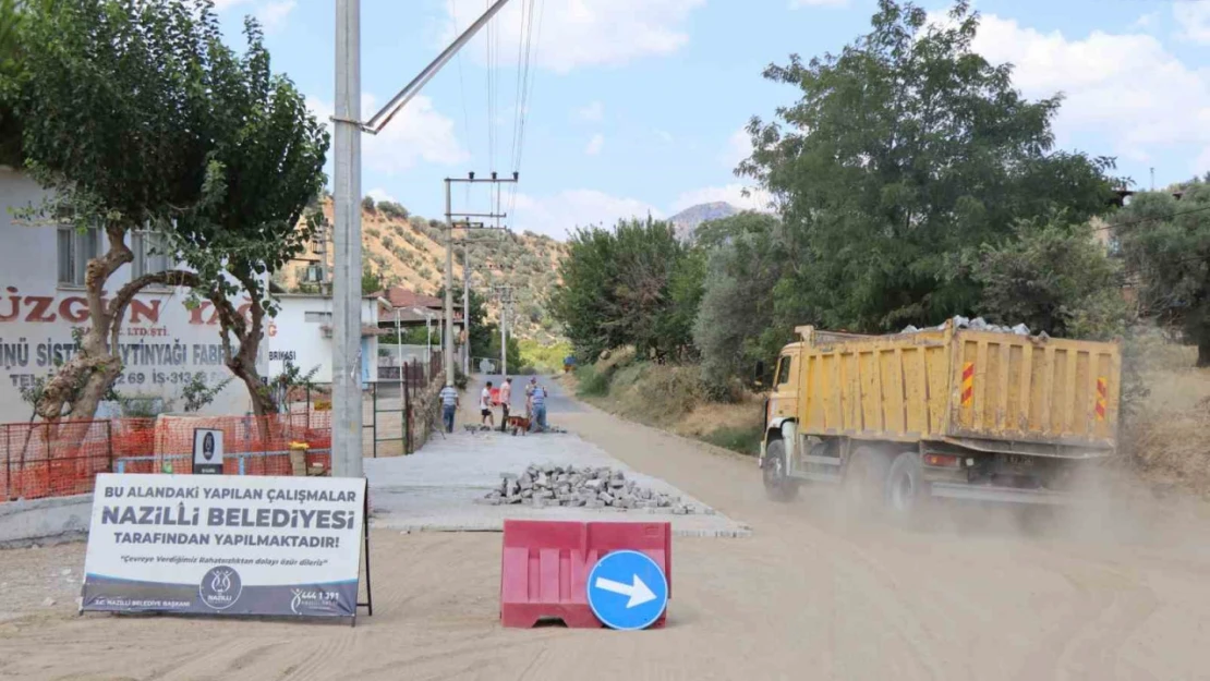 Ocaklı Mahallesi'nde bozulan yol yenilendi