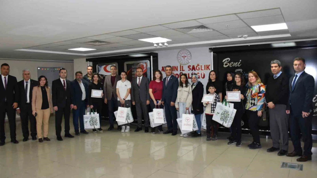Organ bağışını vurgulayan öğrenciler ödüllendirildi