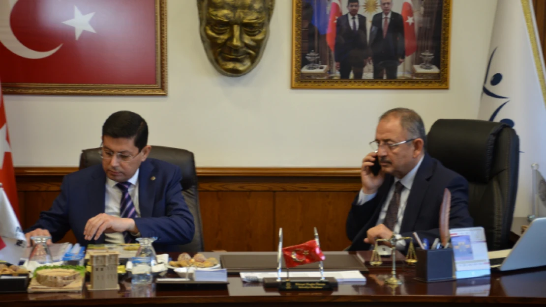Özhaseki Nazillli'ye yatırımlar için geldi