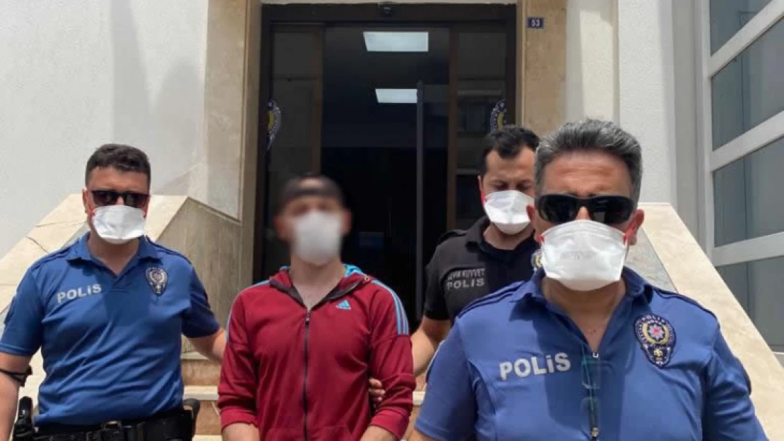 Polise adres sordu, baltayı taşa vurdu