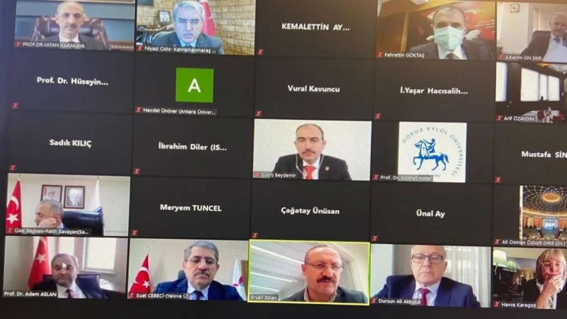 Rektör Can  Üniversitelerarası Kurul Toplantısına Katıldı