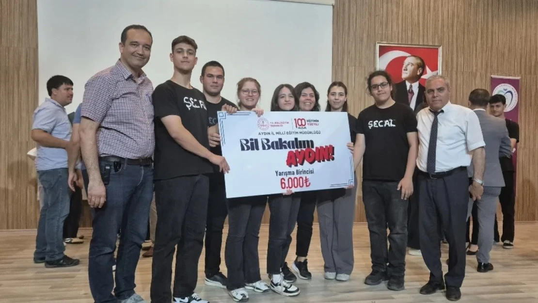 Söke Cumhuriyet Anadolu Lisesi, 'Bil Bakalım Aydın' yarışmasında il birincisi oldu