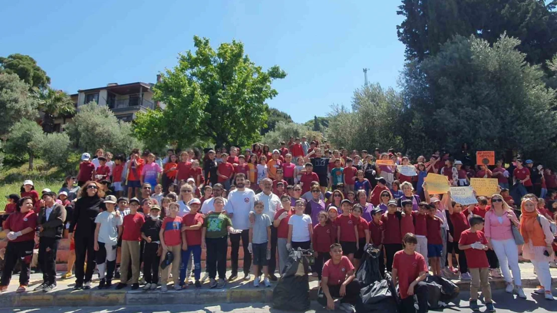Söke'de 'Temiz İlçem, Yeşil Geleceğim' projesiyle temizlik farkındalığı artıyor