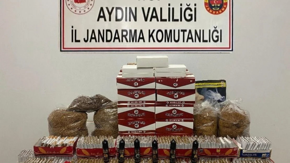 Söke'de 55 bin dolu makaron ele geçirildi