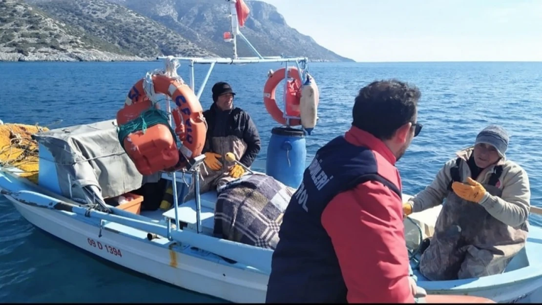 Söke'de balıkçılar önce denetlendi sonra bilgilendirildi