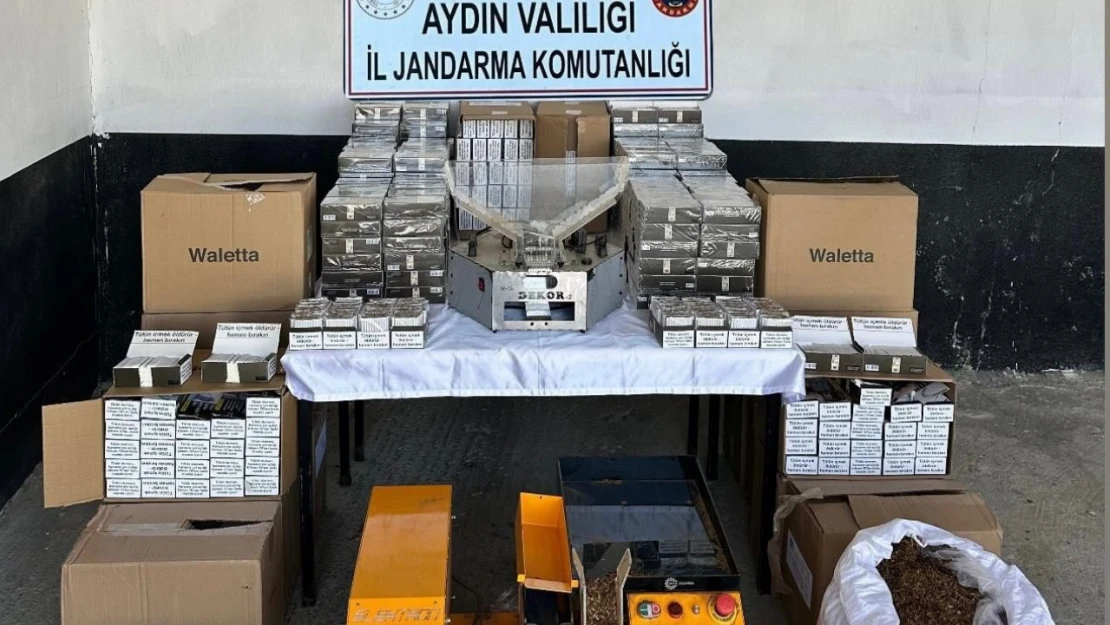Söke'de kaçak tütün operasyonu