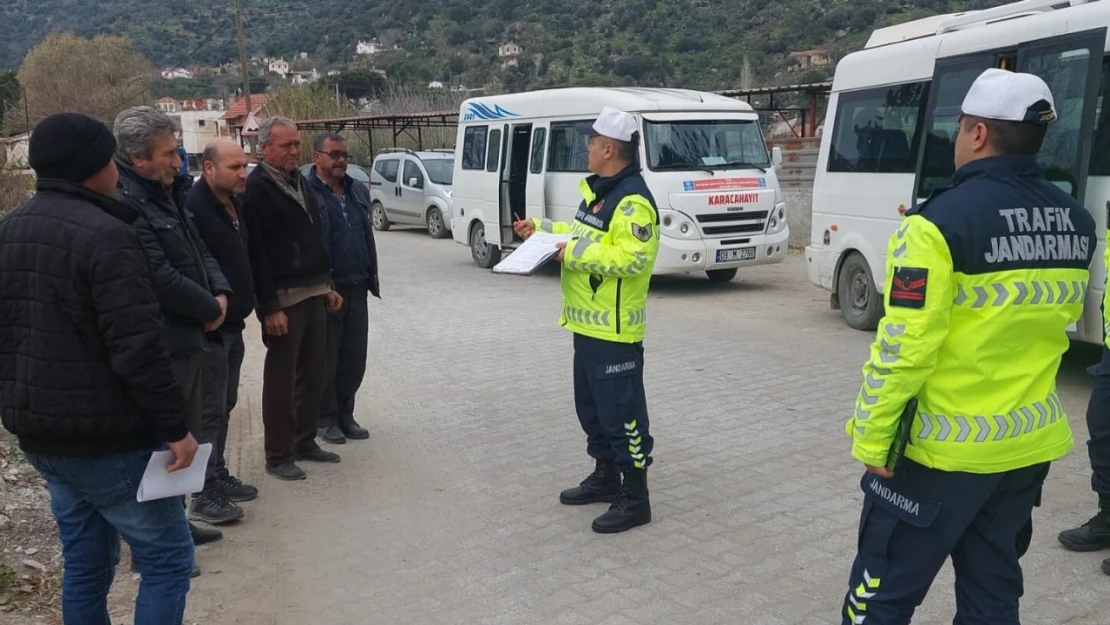 Söke'de okul servisleri denetlendi