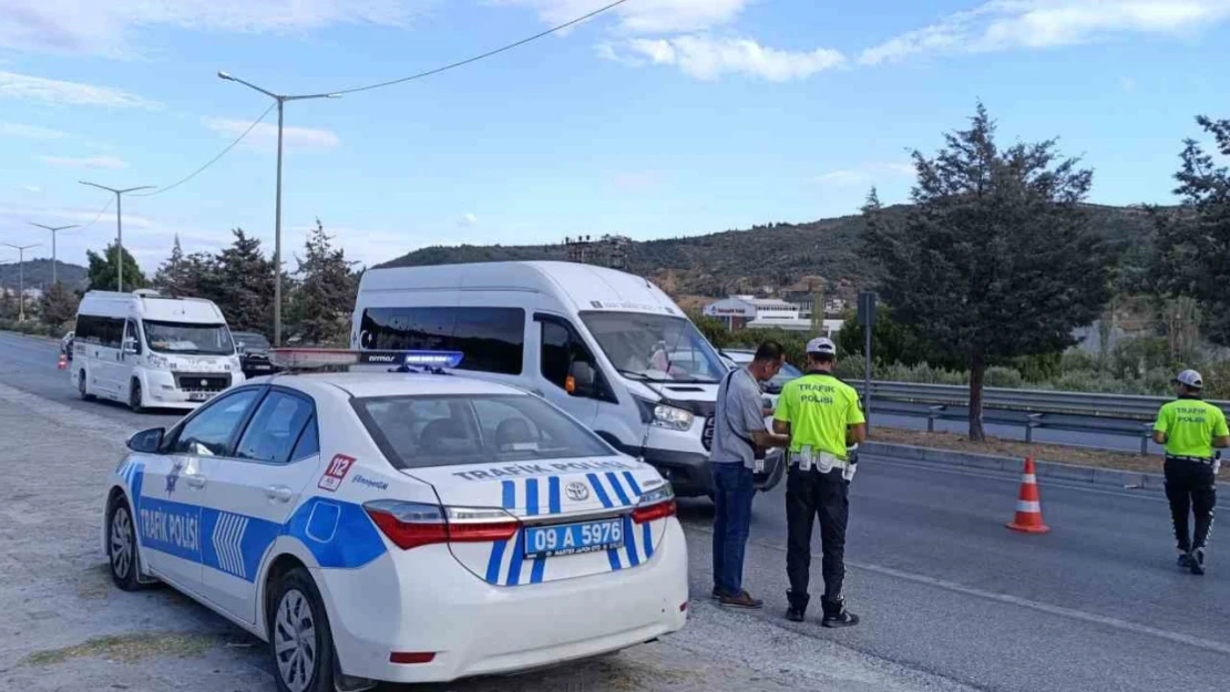 Söke'de okul servislerine sıkı denetim