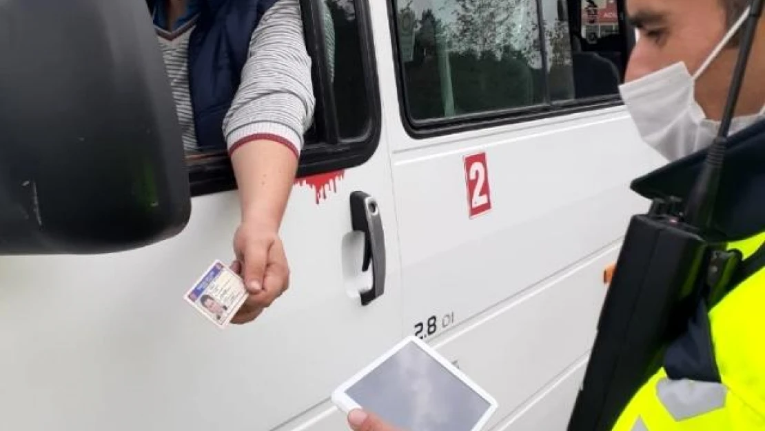 Söke'de toplu taşıma araçları denetlendi